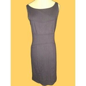 Marc New York Womens Sleeveless Side Zip Sheath  Amy Dress Purple/Lime Size 4